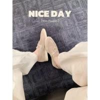 ราคา รองเท้า loafers หนังวัวแท้ พู่ล็อคแบบ patchwork พร้อมพื้นรองเท้าหนานุ่ม เหมาะสำหรับผู้หญิง (41470769755)