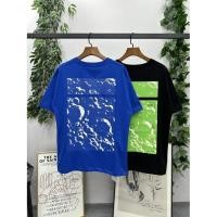 ราคา OFF WHITE เสื้อยืดแขนสั้น คอกลมmoon projection ผ้าฝ้ายสำหรับผู้ชายและผู้หญิง ฤดูใบไม้ผลิและฤดูร้อน 2025 (48901338777)
