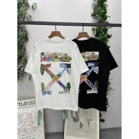 ราคา OFF WHITE เสื้อยืดแขนสั้น พิมพ์ลายลูกศร คอกลม ผ้าฝ้ายแท้ ไซส์ใหญ่สำหรับทุกคน (47801348436)