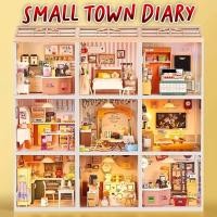 ราคา ไดอารี่เมืองเล็ก DIY ทำมือ บ้านจิ๋ว ฉาก โมเดลบ้านซุปเปอร์เวิลด์ ประกอบ บล็อกของเล่น (43809002748)