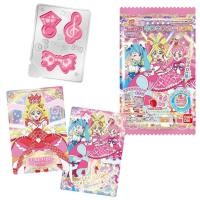 ราคา BANDAI Movie Kimi to Idol Precure Thank you for waiting A Kira Kira Live just for you Glitter Card Gummy 20 pieces BOX collectible snack (44219314566)