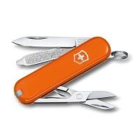 ราคา VICTORINOX Classic SD Classic Colors Mango Tango Swiss Army Knife multifunctional knife emergency supplies outdoor camping with scissors and screwdriver included nail file equipped with 7 functions Sw