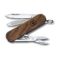 ราคา VICTORINOX Classic SD Wood Swiss Army Knife Multi Functional Outdoor Tool with Scissors Screwdriver and Nail File Compact and Lightweight Swiss Made Multi Tool (41904620882)