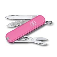 ราคา VICTORINOX Classic SD Classic Colors Cherry Blossom Swiss Army Knife Multifunctional Knife Disaster Preparedness Outdoor Camping Scissors with Phillips Screwdriver and Nail File 7 functions Swiss made