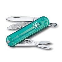 ราคา VICTORINOX Classic SD Classic Colors Tropical Surf Swiss Army Knife Multi functional Knife Emergency Supplies Outdoor Camping Scissors Screwdriver Nail File Equipped with 7 functions Swiss made multi 