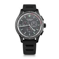 ราคา Victorinox Alliance Sport Chronograph Stainless Steel Watch with Black Dial and Bracelet (42704620840)