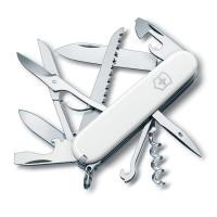 ราคา VICTORINOX Huntsman White Swiss Army Knife Multi Tool for Disaster Preparedness Mountaineering Hiking and Camping featuring Scissors and Saw with 15 Functions Swiss Made Compact Multi Tool Domestic Ge