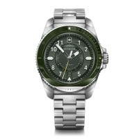 ราคา VICTORINOX JOURNEY 1884 Men s Automatic Watch with Green Dial Stainless Steel Bracelet Waterproof Analog Timepiece (41554626147)