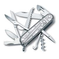 ราคา VICTORINOX Huntsman Silver Tech Swiss Army Knife Multifunctional Emergency Preparedness Tool for Mountaineering Hiking Camping with Scissors and Saw featuring 15 functions Swiss made Multi tool small 