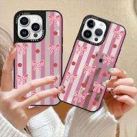 ราคา SAMSUNG ผีเสื้อโบว์โบว์และคิตตี้กระจกเคสโทรศัพท์สําหรับsamsung Galaxy A13 M13 A14 A15 A20 A20S A21S A22 A23 F23 A24 A25 A30 สีสันในสต็อกกันกระแทกกรณี (26966162421)