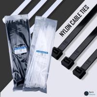 ราคา เคเบิ้ลไทร์ Cable Tie หนวดกุ้ง ไนล่อน PA66 4 6 8 10 12นิ้ว เกรด A สีขาว ดำ สายรัดพลาสติก (28324215642)