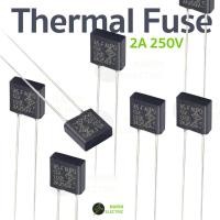 ราคา เทอร์โมฟิวส์ Thermal Fuse ฟิวส์ความร้อน 2A 250V หม้อหุงข้าว พัดลม 130C 135C 145C แบบเหลี่ยม (29824204551)