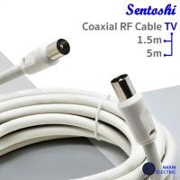 ราคา Sentoshi สายอากาศทีวี สายทีวีคอนโด TV RF Cable สีขาว ยาว 1 5 5 เมตร นำสัญญาณได้ดี (27974210413)