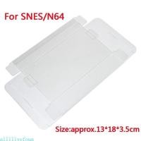 ราคา Allilivefoua ใส PET พลาสติกกล่อง Protector กรณีสําหรับ SNES N64 CIB กล่องตลับเกมกล่อง (44551011978)