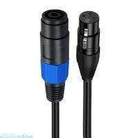 ราคา Allilivefoua Speakon to XLR Cable Speakon Female to XLR 3Pin Female for Studio Microphone (56600972033)