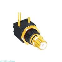 ราคา Allilivefoua BNC RCA Female L type Coax Adapter สําหรับขั้วต่อ Coaxial Pure Copper Gold Plated (51200972021)