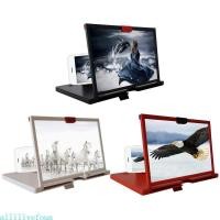 ราคา Allilivefoua แว่นขยายหน้าจอ 3D สําหรับเครื่องขยายเสียงวิดีโอขาตั้ง Bracket โทรศัพท์ Scree (51050987005)