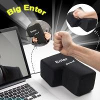 ราคา Allilivefoua คอมพิวเตอร์ USB ขนาดใหญ่ใส่หมอนกุญแจ Big Enter Key Stress relief Vent Cushion (48251006940)