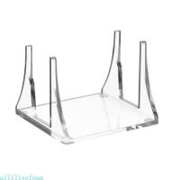 ราคา Allilivefoua ขาตั้งแนวตั้งสําหรับ Mac Mini M1 โฮสต์อะคริลิคเดสก์ท็อปทีวีกล่อง Router Stand โปร่งใสใสขนาดกะทัดรัด H (46400996993)