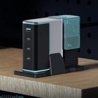 ราคา Allilivefoua Universal Desktop Adapter Stand Kit GaNs Charger Stand สําหรับเครื่องชาร์จ 140W สําหรับใช้ในการเดินทางและโต๊ะทํางาน (46300991907)