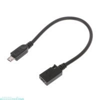 ราคา Allilivefoua USB 2 0 Mini 5 Pin Femaleto Micro Male Adapter Charge Data Extension Cable Cord (45900991961)