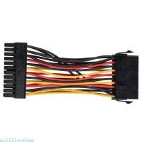 ราคา Allilivefoua 20 Pin to 24 Pin ATX Female to Male Power Extension PSU เมนบอร์ดสายไฟ (43026202940)