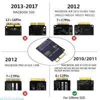 ราคา Allilivefoua สําหรับ M 2 Ngff SSD Adapter Card สําหรับ macbooks AIR 2010 2011 A1369 A1370 สําหรับ M 2 Ngff Riser Card (24080698315)