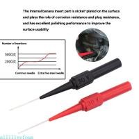 ราคา Allilivefoua 4 ชิ้น 0 7 มิลลิเมตรมัลติมิเตอร์ Test Probe Pins เจาะลวด Probe ฉนวนกันความร้อน Back Probes ฉนวนกันความร้อนที่ไม่จําเป็น (57550986702)