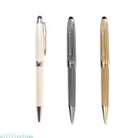 ราคา Allilivefoua โลหะปากกาลูกลื่นธุรกิจปากกาลายเซ็นโลหะ Twist to Open Close (57050981767)