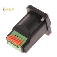 ราคา A W RJ12 6P6C ถึง Solderless Terminal Block อะแดปเตอร์ D type RJ12 หญิงฤดูใบไม้ผลิ Terminal Block อะแดปเตอร์ Terminal Block PCM 0488 (57951348038)