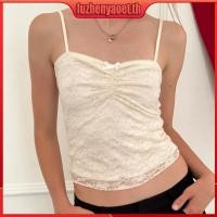 ราคา Hannie เสื้อสายเดี่ยว ผ้าลูกไม้ ลายดอกไม้ ประดับโบว์ 3D สําหรับผู้หญิง (29881379843)