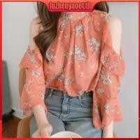 ราคา Xiao2 เสื้อเชิ้ตแขนยาว เปิดไหล่ ผ้าชีฟอง พิมพ์ลายม้าแฮปปี้ แฟชั่นสําหรับผู้หญิง NNUS (25287689505)