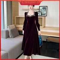 ราคา ZYHT เดรสผู้หญิง เดรส สีแดง เดรส สีฟ้า เดรส ผ้ากำมะหยี่ เดรสทำงาน เดรสไฮโซ เดรสไปงานแต่ง เดรสออกงาน เดรสปาร์ตี้ ชุดราตรี 80306 (27392847680)