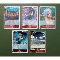 ราคา One Piece Carde Game การ์ดวันพีช OP02 ระดับ R แบบแยกใบ ทีมสีแดง Ver ภาษาญี่ปุ่น (24552336378)
