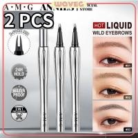 ราคา ปากกาเขียนคิ้ว KM 2 ชิ้น กันน้ำ กันเหงื่อ ดินสอเขียนคิ้วธรรมชาติ ติดทนนาน ไม่เลอะง่าย ปากกาเขียนคิ้ว WAVETH (43961175594)