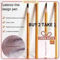 ราคา ซื้อ 2 แถม 1 ฟรี มีดตัดคิ้ว คิ้วป่า ขนาดเส้น ดีไซน์ ตำแหน่ง ปากกาเขียนคิ้วหนังสีเหลือง ปากเป็ด สีดำ ฮาร์ดคอร์ กันน้ำ รูปทรงคิ้ว WAVETH (28633777229)