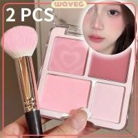 ราคา 2PCS KAPEINE Blush Palette Matte Natural Low Saturation High Light Repair Long lasting Make Up Three in One Blush Cream WAVETH (27289398050)