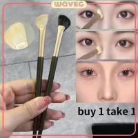 ราคา ซื้อ 1 แถม 1 ฟรี แปรงแต่งหน้าแบบพัดลมครึ่งอัน แปรง Scythe แปรงไฮไลท์ แปรงปัดจมูก แปรงคอนทัวร์ แปรงรองพื้น แปรงแต่งหน้า WAVETH (24944120362)