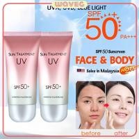 ราคา 1 2 3 ชิ้น ครีมกันแดด UV SunBlock SPF50 PA ครีมกันแดด ไวท์เทนนิ่ง มอยส์เจอร์ไรเซอร์ ครีมกันแดดที่ติดทนนาน ครีมกันแดดที่สดชื่น WAVETH (26033687085)