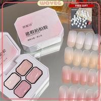 ราคา ซื้อ 1 เซ็ต แถมฟรี 1 เซ็ต ennessy Nail Art Concealer Patpai Glue New Cover Free Line Gradient Color Special Cream WAVETH (41000793430)