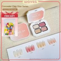 ราคา ซื้อ 1 แถม 1 ฟรี DAININA 4 Grid Concealer Nail Gel Cover Offline Tour Natural Gradient Patting Phototherapy Nail Glue Nail Art For Nail Shop WAVETH (28436274041)