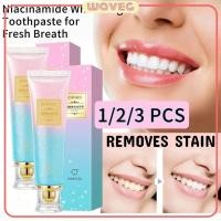 ราคา ยาสีฟัน JIORNIEE Niacinamide Whitening 1 2 3 ชิ้น ทำความสะอาดช่องปากเพื่อฟันขาว ลดคราบฟันเหลือง ยาสีฟัน WAVETH (40709438644)