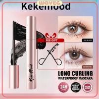 ราคา ที่ดัดขนตาฟรี Kekemood มาสคาร่าเพิ่มวอลลุ่มแบบติดทนนาน กันน้ำ ไฟเบอร์หนา ยาว ที่ดัดขนตา แต่งตา WAVETH (29831274801)