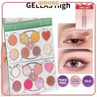 ราคา ซื้อ 1 แถม 1 ฟรี GELLAS อายแชโดว์เนื้อแมทต์สีแน่น Sweetheart Blush Highlight One Natural Three dimensional Waterproof Long Lasting Fine Flash WAVETH (28686395956)