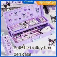 ราคา สินค้าพร้อมส่ง สินค้าพร้อมส่ง กล่องเครื่องเขียน Sanrios Kawaii ลายการ์ตูน Kuromi Cinnamoroll กล่องใส่ดินสออเนกประสงค์ พกพาสะดวก จุของได้เยอะ ของขวัญให้สาวๆ Spring2 Spring2 LuckServeX (40252924744)