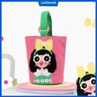 ราคา กระเป๋าผ้าใบใส่ของว่างกลางแจ้งแบบพกพา กระเป๋าทรงถัง กระเป๋าใบเล็ก ภาพประกอบ LuckServeX (24743277484)