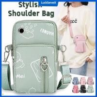 ราคา กระเป๋าสะพายไหล่ 3 ชั้นสำหรับผู้หญิง กระเป๋าใส่โทรศัพท์มือถือ Dompet Koin กระเป๋าแขนสำหรับเล่นกีฬากลางแจ้ง กระเป๋าสะพายไหล่ LuckServeX (29431287736)