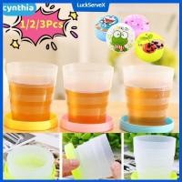 ราคา 1 2 3 ชิ้น แก้วน้ำพับได้ลายการ์ตูน แก้วเดินทางขนาดเล็ก แก้วพกพาแบบยืดหดได้ แก้วพับขนาดเล็ก cyn LuckServeX (25195450322)