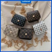 ราคา กระเป๋าสะพายไหล่ทรงสี่เหลี่ยมเล็กสำหรับผู้หญิงสุดฮิต กระเป๋าแฟชั่นทรงสี่เหลี่ยมเล็กหนัง PU ทรงลำลอง LuckServeX (41907729355)