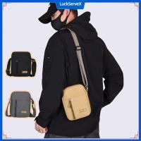 ราคา กระเป๋าสะพายข้างผู้ชาย แบบใหม่ 2 ชั้น ความจุขนาดใหญ่ กระเป๋าสะพายข้างผู้ชาย กระเป๋าทำงานกลางแจ้ง LuckServeX (41757736554)